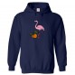 Pink Ostrich Unisex Novelty Kids and Adults Pullover Hoodie